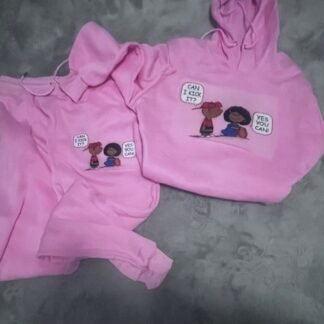 Hoodie Can I Kick it Set