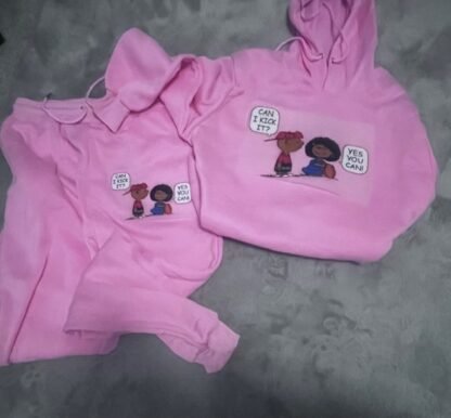 Hoodie Can I Kick it Set