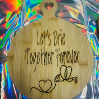 Laser Engraved Charcuterie Board