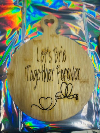 Laser Engraved Charcuterie Board